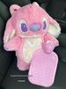 Stitch & Lotso Angel Plush Hand Warmer: Thickened Hot Water Bag for Warmth & Comfort