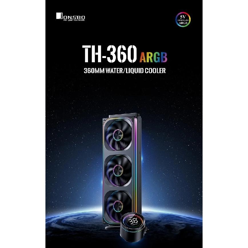 Jonsbo TH-360 AIO Жидкостное охлаждение процессора Интегрированный радиатор водяного охлаждения TH-240 ПК Водяной кулер LGA1700 1851 1200 115X AM4 AM5