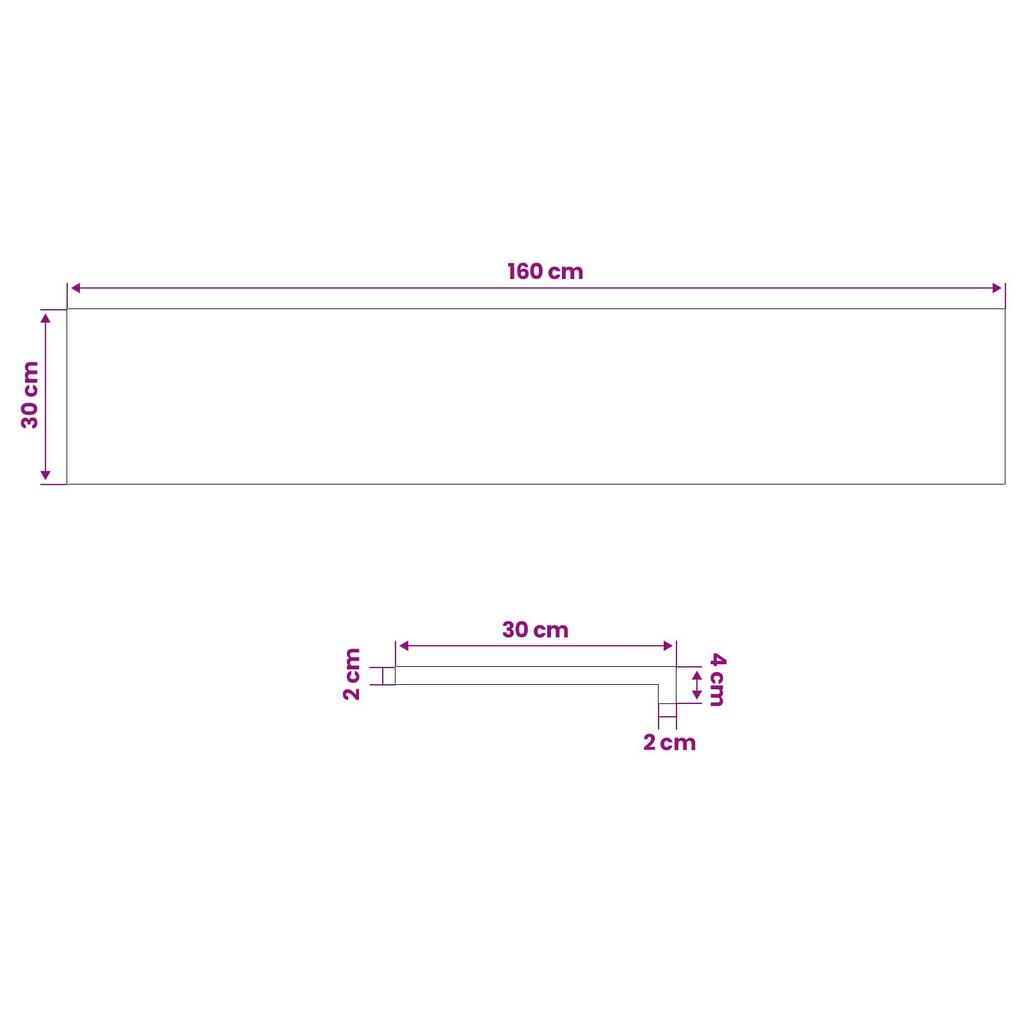 Window Sills 2 pcs Natural 160 x 30 x 2 cm Solid Beech Wood