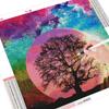 Алмазная картина, новый пейзаж, дерево, 5D DIY, Алмазная вышивка, распродажа, Луна, картины из стразов, мозаика, домашний декор