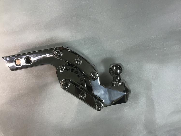 Adjustable Stainless Steel Rear Trailer Hook for Raptor F150, Tundra, Ram Ranger - Anti-Collision Trailer Ball