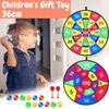 12 Balls Children Throw Sticky Ball Dartboard Boards Target Ball Kids Toys Set Indoor Sports Sucker Ball Game Family Sport Party