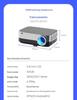 SV-428 4K Ultra HD Портативный домашний видеопроектор, высокая яркость