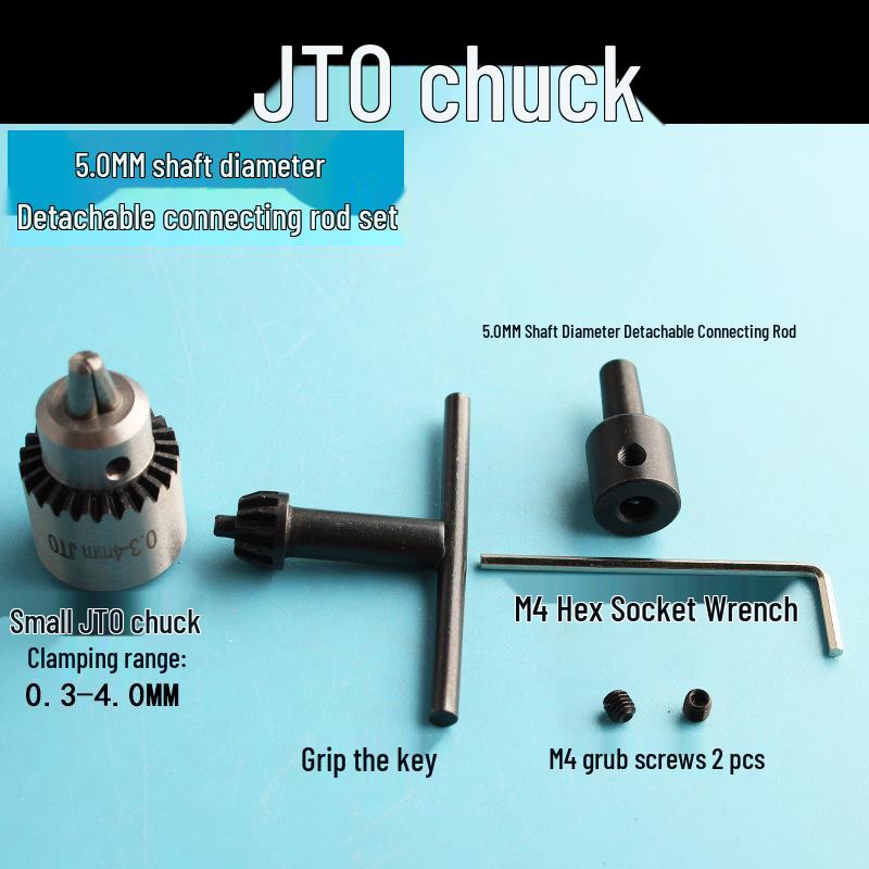 Мини-электродрель и патрон JT0: DIY Прецизионный аксессуар 0,3-4 мм