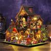 DIY Miniature 3D Miniature Magical Forest Spirit Magic Handmade Craft Kit for Adults Dollhouse, Castle, Magnificent, Luxurious, (ES015-A)