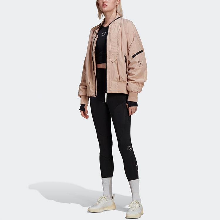 Adidas Logo Print Short Sleeve Round Neck T-Shirt Women Tops Black HB6074