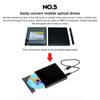 Тонкий USB 2.0 12,7 мм IDE для внешнего CD DVD оптического привода корпус чехол для ноутбука ноутбук оптический привод внешний ящик