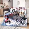 Comics Cartoon Mo Dao Zu Shi Wei Wuxian Flannel Blanket Sofa Girl Warm Home Lan Wangji Blanket Gift Customize Woman Bedding
