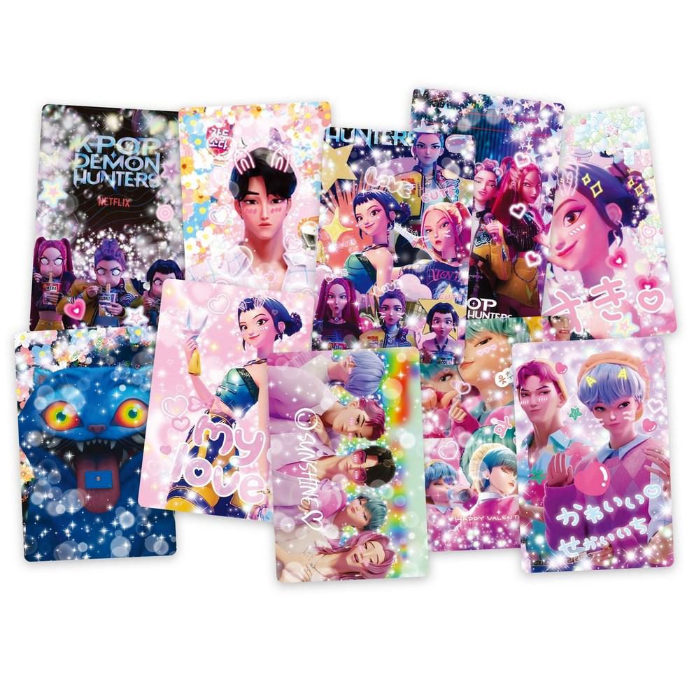 K-pop Охотники на демонов Неофициальный стикер Голографическая фотокарточка Kadehun Фотокарточка Товары