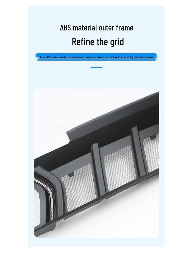 Защитная сетка радиатора Geely Emgrand 5-го поколения: Легко крепится, разборка не требуется