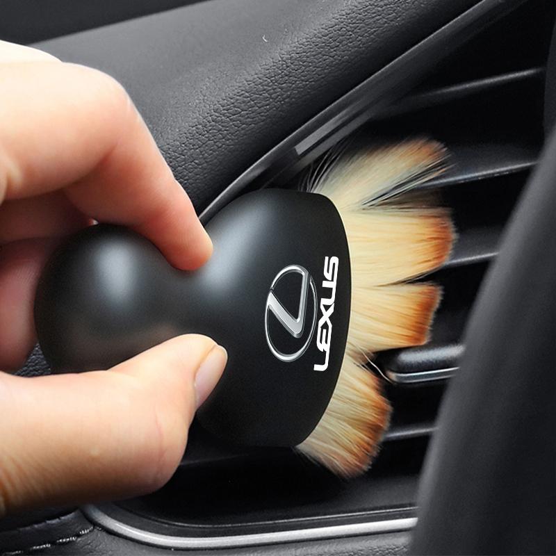 1/2Pcs Car Air Conditioning Vent Cleaning Soft Brush For Lexus CT ES LS GS IS HS LF-30 NX RX UX GX LX LM LC RC RCF SC LFA LF-C2JT3