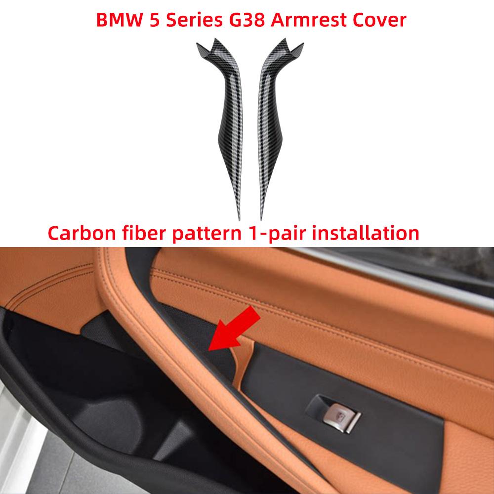 Auto Interior Replacement Parts For BMW 5 Series G38 After 2018 Car Armrest Door Pull Handle Panel Inside Trim Cover 51417438524