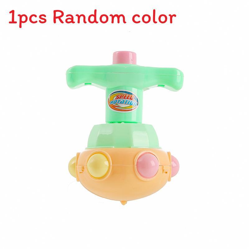 Colored Press Candy Type Rotating Gyroscope With Lighting Function Toy Children