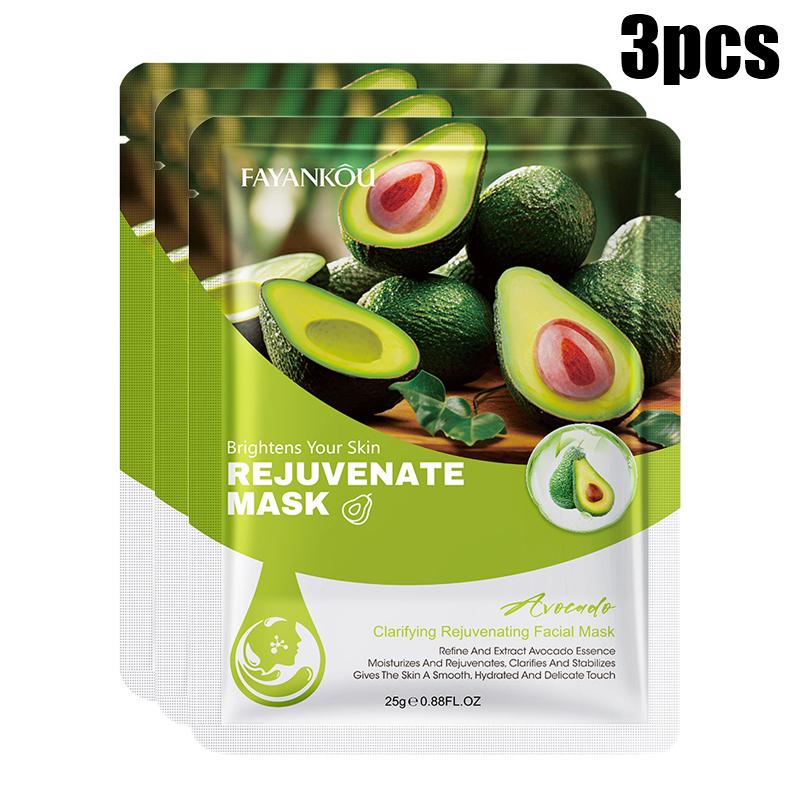 Авокадо Очищающая Нежная Маска Увлажняющая Коллагеновая Укрепляющая Маска Улучшает Огрубевшую Кожу Устраняет Морщины и Контролирует Выработку Жира