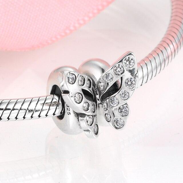 100 %Authentic Sterling Color Voguish Stylish Women Charms Spacer Stopper Beads Fit Original Charm Bracelets Jewelry MakingFashion Charm