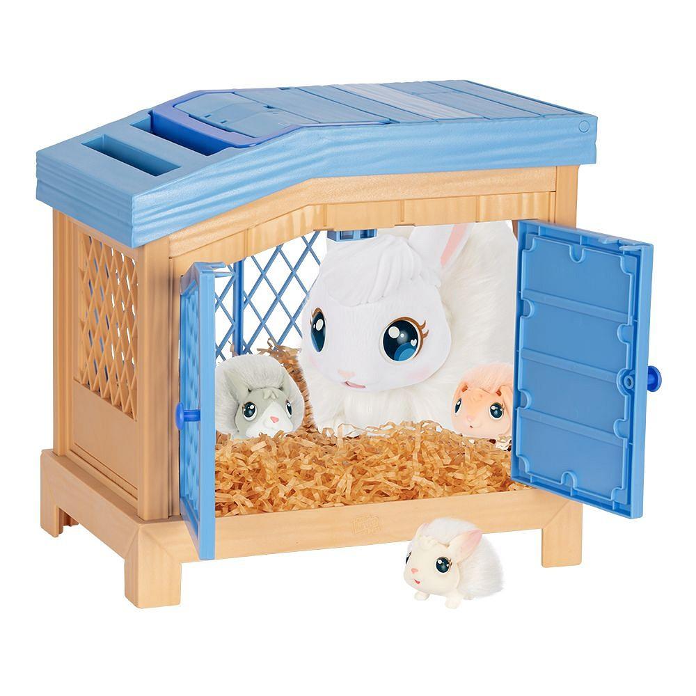 Lil Live Pets Мама Кролик Интерактивная игрушка, которая оживит вашего питомца.