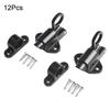 Automatic Spring Latch Aluminum Alloy Door Latch Push-Pull Bolt For Gate Window Security Lock Anti-Theft Bolt Lock Hardware