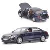 Масштаб 1/32 Benz S600, литая под давлением модель автомобиля, игрушечный автомобиль с откатным механизмом, звуком и светом для детей, коллекция подарков для мальчиков и девочек