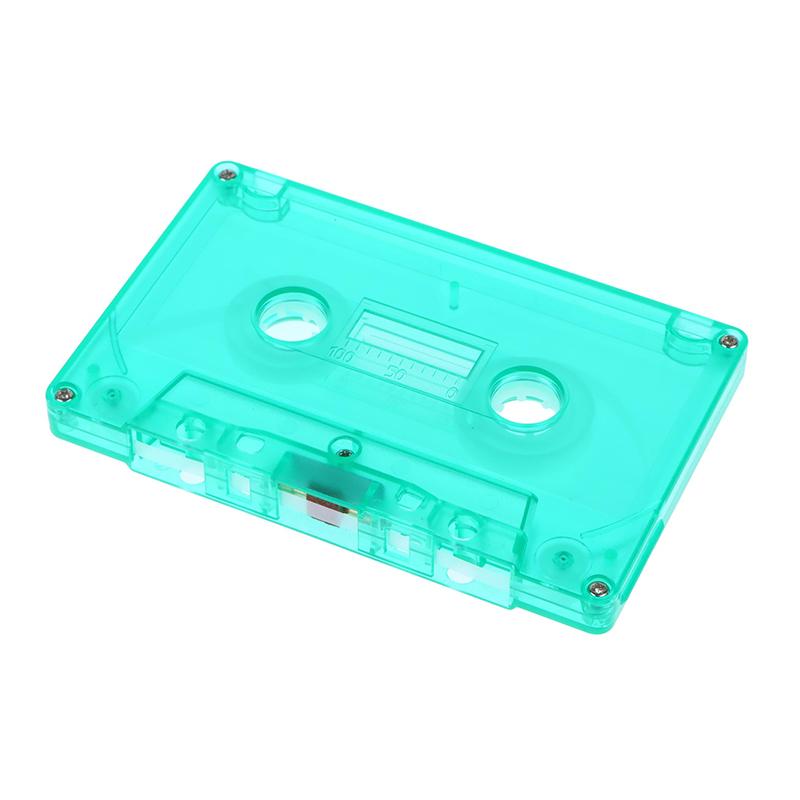 1Pc Color Blank Tape Case Audio Magnetic Audio Recording Cassette Tape Shell Empty Reel To Reel Cassette(No Tape Core)