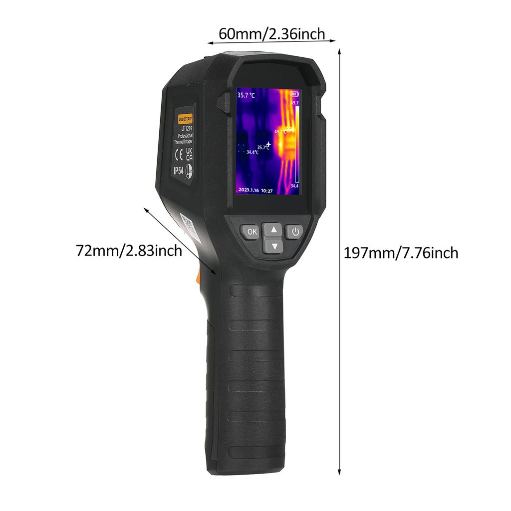 LODESTAR LTi120S Профессиональный инфракрасный тепловизор 2,4-дюймовый ЖК-дисплей Цифровые устройства инфракрасной визуализации