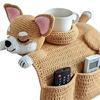 Вязаные органайзеры для дивана для собаки Решение для быстрой уборки Место для хранения плюшевых игрушек Домашний аксессуар для расстановки