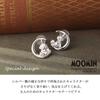 Moomin Limited Little My Crescent Stud Earrings 2P Binaural Silver 925 Official Character Goods [MOOMIN] Women's