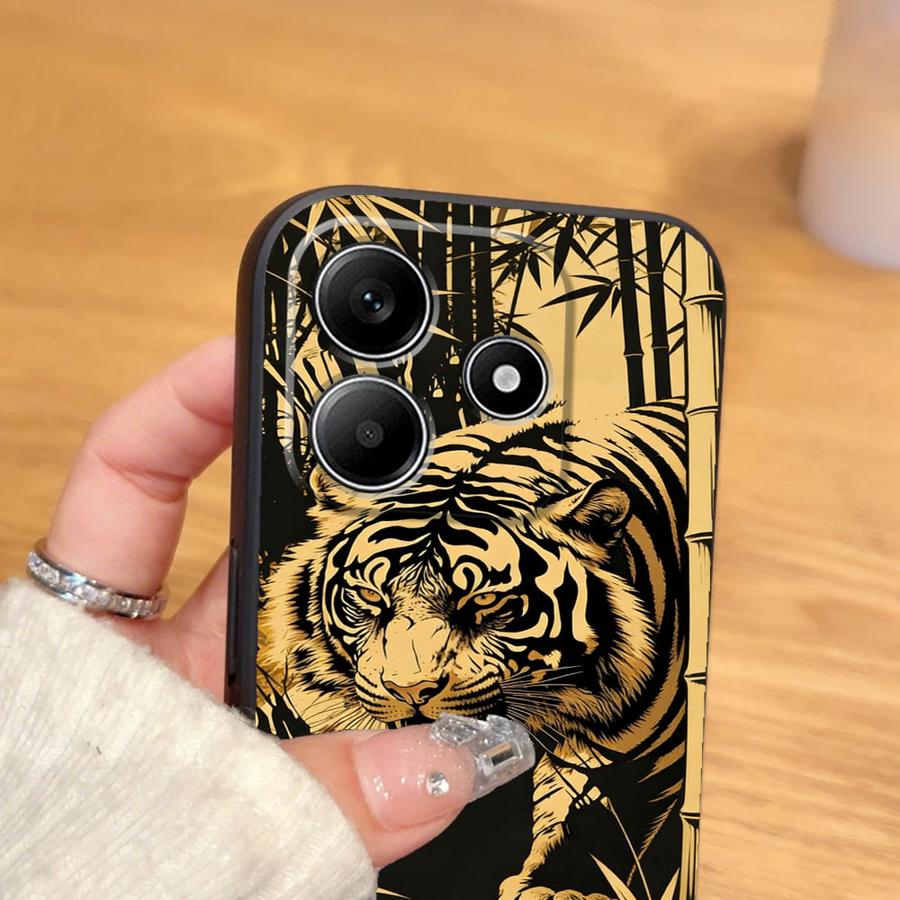 Чехол для телефона Funda для Xiaomi Redmi Note 9 13 Pro Plus 11s 12s 12 Pro 14 11 7 8 10 10S 9S Крутой Тигр Леопард