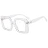 Fashion Anti-Blue Glasses Women'S Personality Plain Square Large Frame Flat Glasses Glasses Frame Tide Tr90 Glasses Frame