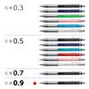 PENTEL Механический карандаш черный 10 шт PG-METAL350 PG319-A 0.9 мм PG319-A