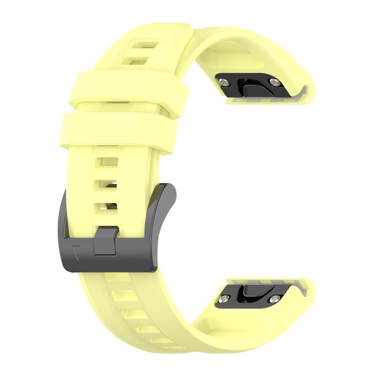 Силиконовый спортивный ремешок для часов Garmin Fenix 7X 26 мм, однотонный
