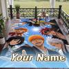 Custom Text Bleach anime Pattern Floor Rug Soft Indoor Carpet Mat Living Room Bedroom