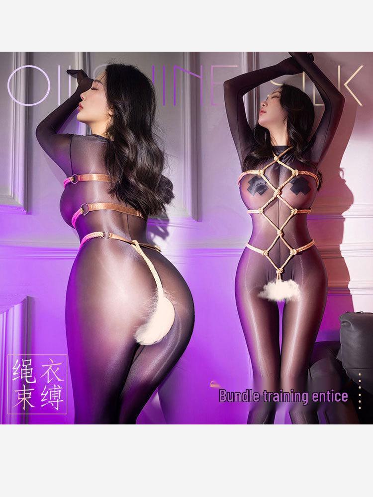 Набор для тренировок по бондажу: Веревки и Белье для Пар - Ременные Ограничители для Кровати и Сексуальные Игрушки.