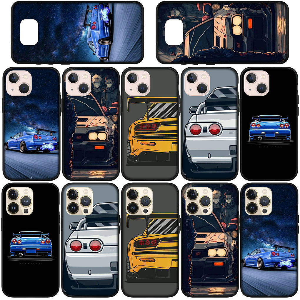 Чехол для телефона Samsung Galaxy S25 S24 S23 iPhone 16 15 Xiaomi Redmi Note 14 13 12 16E X 11 Pro Max OPPO Moto Huawei Supercar Super Car Cartoon Cover