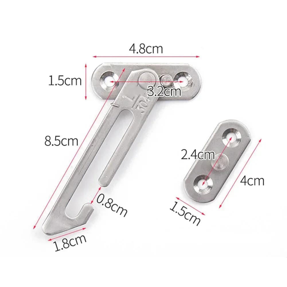 Опорный крючок для окна Защелки с регулируемым ограничителем Защелка с ветровой скобой Стопор положения Блокировка створки Защитный замок