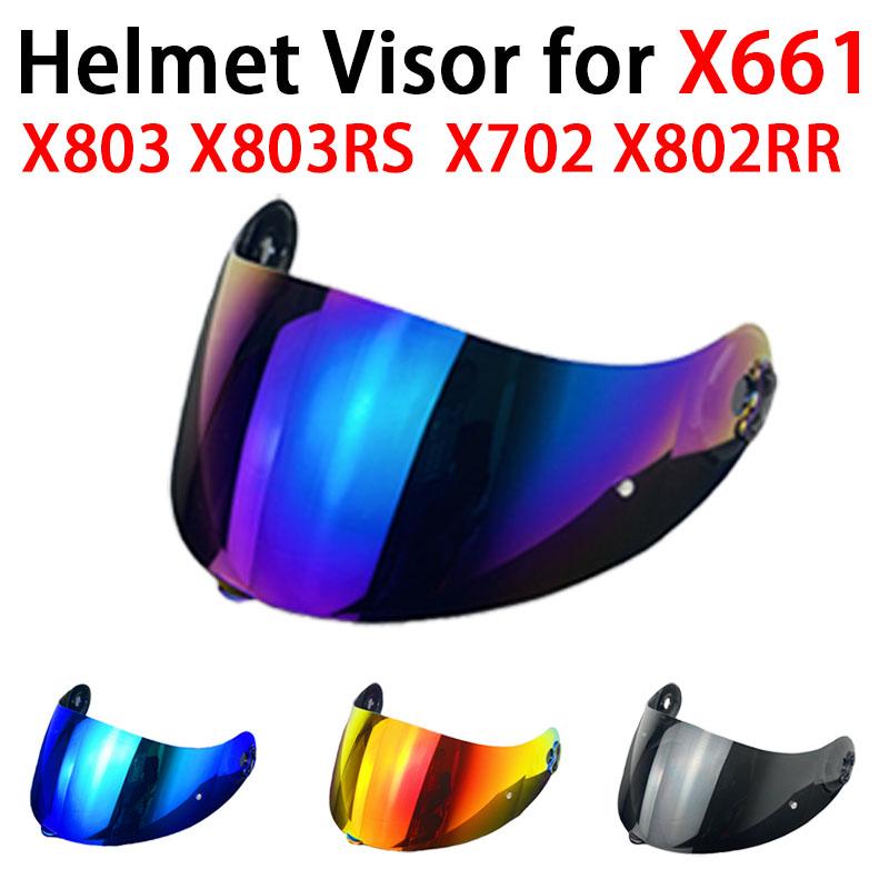 Визор X-Lite X802 RR для шлема NOLAN X-803 X-802 X-702 X-661 X603 X803 RS Защита от УФ-лучей Шлем Мотоциклетный Козырек Солнцезащитный