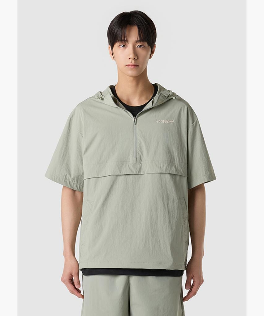 Анорак Lecoq Uni Stretch Taslan Свободного кроя с коротким рукавом - Хаки Qr223Ljk42 (Тип B)
