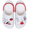 Peanuts x Crocs Classic Clog Snoopy Унисекс Кроссовки Белый Красный 211124-90H