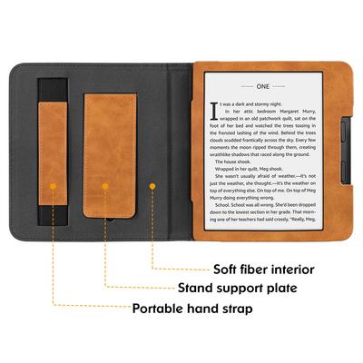 Чехол для планшета Kobo Libra 2 N418 с функцией автоматического включения/выключения, обложка для электронной книги из ПУ-кожи с ремешком для руки, подставка