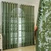 Богемные французские жаккардовые полупрозрачные шторы с растительным узором, люверсы, современная фактурная ткань, светофильтрация, домашний декор для спальни, гостиной, балкона