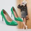 Women's Patent Leather Stiletto High Heels - 2024 Spring/Autumn Fashion Collection