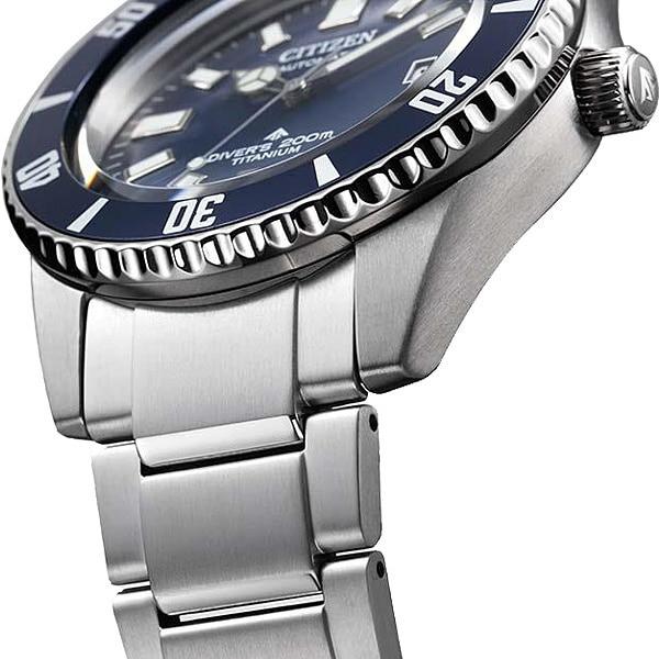 Citizen НБ6021-68Л ( Часы PROMASTER MARINE Series Mechanical Diver200m с металлическим ремешком) Круглые часы