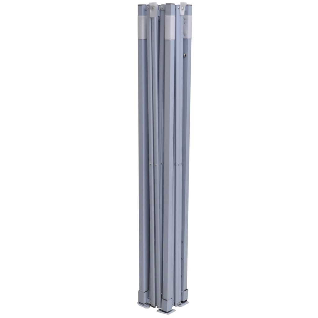 Profi Party Tent Foldable 2*2 m Steel Frame Cream