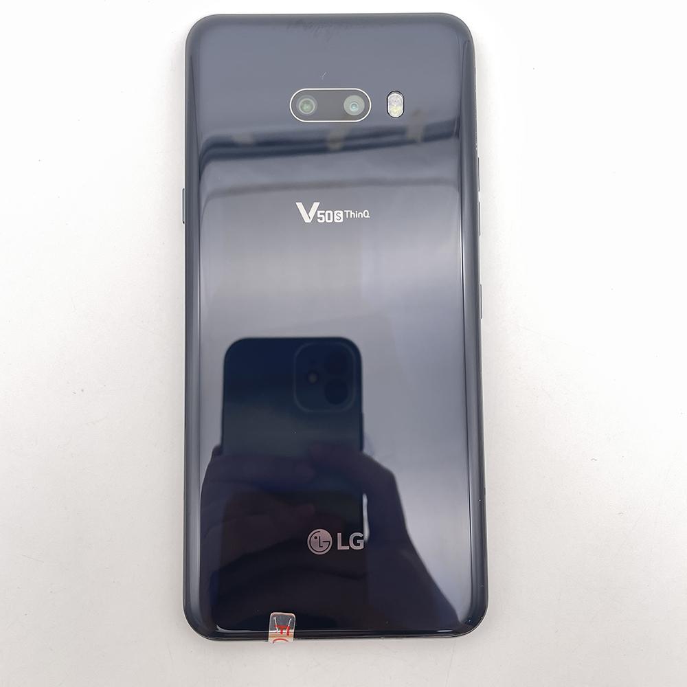 Восстановленный Оригинальный LG V50S ThinQ 5G 6.4" V510N 8 ГБ ОЗУ 256 ГБ ПЗУ Мобильный телефон с одной/двумя SIM-картами