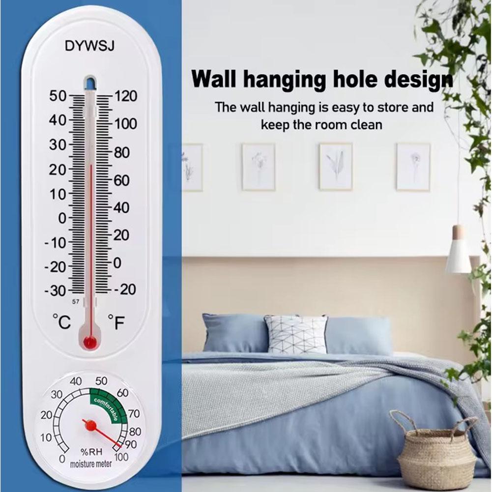 Термогигрометр Два в одном Аналоговая метеостанция Станция для детской, Влажность Настенный, Комнаты, Аксессуары для измерительных приборов