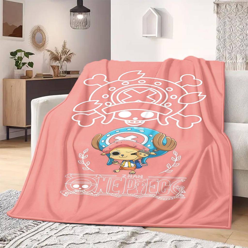 Tony Tony Chopper Print Blanket Warm Comfortable Flannel Blanket Suitable for Bedrooms,Sofas, Beds,Chairs,Travel 146
