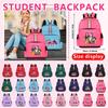 Модный детский рюкзак с принтом, школьный, большая вместимость, школьный рюкзак для студентов