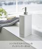 Диспенсер для шампуня Yamazaki Square Slim x D11 x Tower 4252 Двусторонний диспенсер, Шампунь, Белый, Прибл. Ш5,5 В23,5 см, Бутылка,