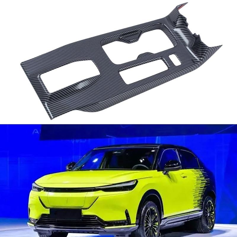 Для Honda E:NS1 ENS1 Карбоновое волокно ABS Накладка на крышку центральной консоли и коробки передач автомобиля Стайлинг автомобиля-M53K