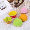 6PCS Silicone Cake Cupcake Cup Cake Tool Bakeware Baking Silicone Mold Cupcake