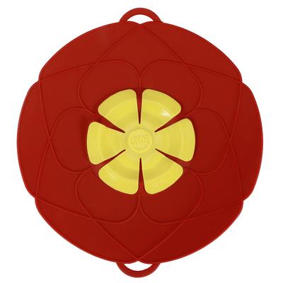 28 см противопереливная пылезащитная пробка для крышки кастрюли силиконовая крышка кухонные принадлежности для готовки красный